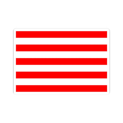 Naval ensign of Indonesia (Indonesia) STICKER Vinyl Kiss-Cut Decal 2 Inch White - The Sticker Space