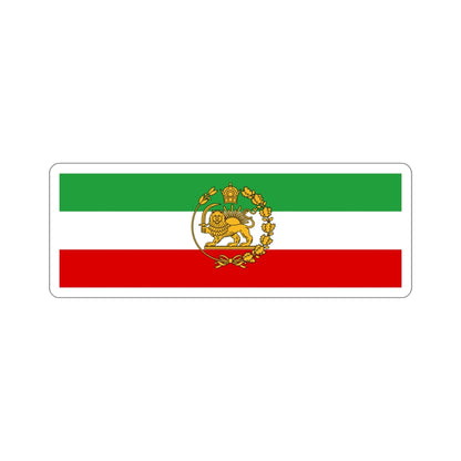 Naval Ensign of Iran (1933–1964) (Iran) STICKER Vinyl Die-Cut Decal-3 Inch-The Sticker Space