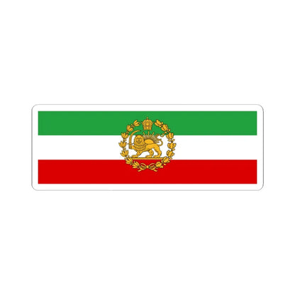 Naval Ensign of Iran 1933-1964 (Iran) STICKER Vinyl Kiss-Cut Decal 6 Inch White - The Sticker Space