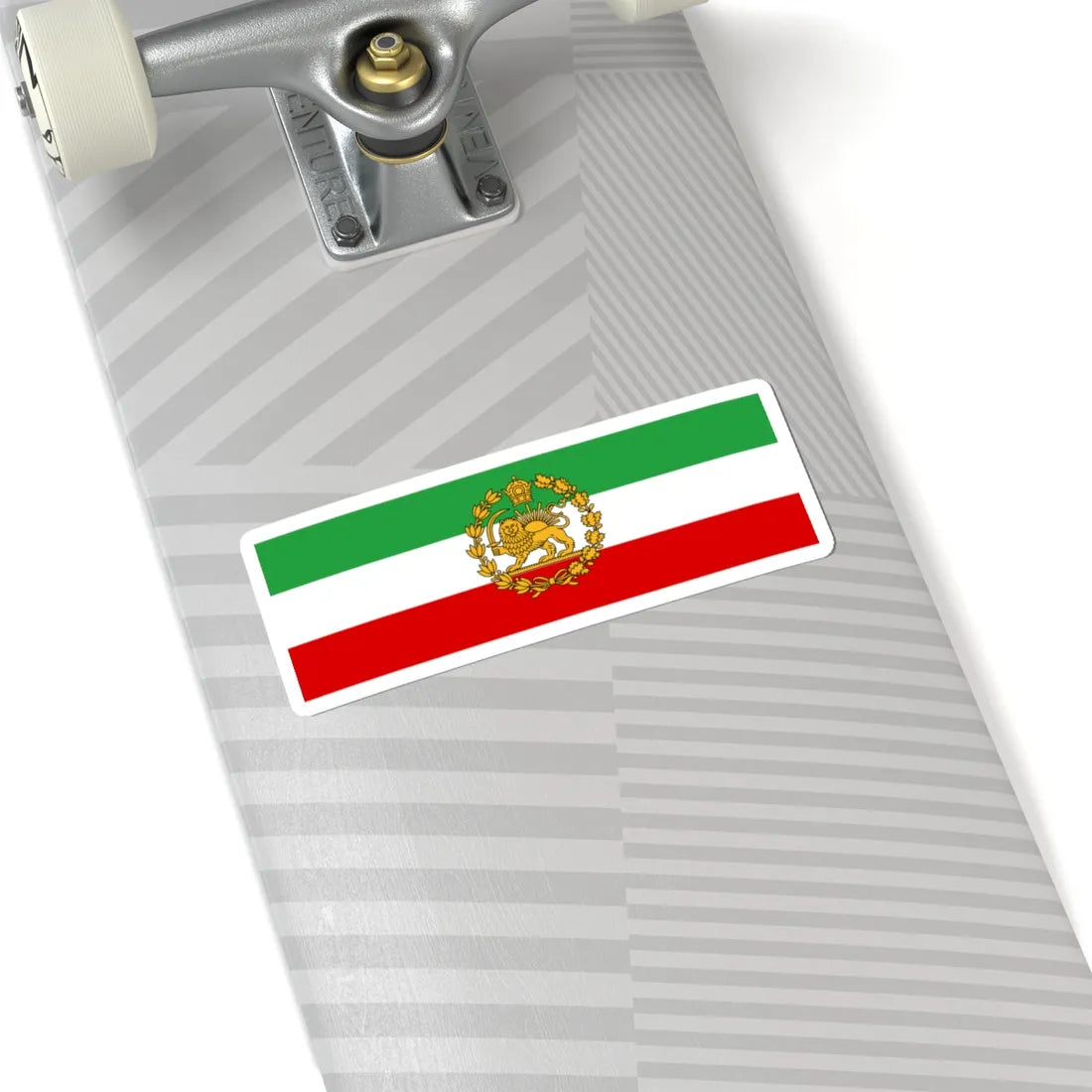 Naval Ensign of Iran 1933-1964 (Iran) STICKER Vinyl Kiss-Cut Decal - The Sticker Space