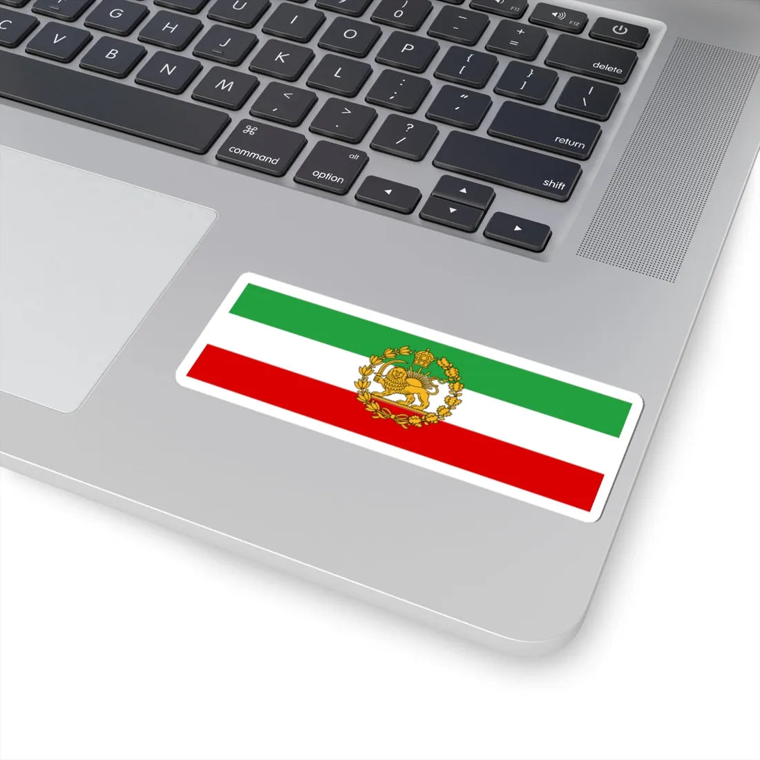 Naval Ensign of Iran 1933-1964 (Iran) STICKER Vinyl Kiss-Cut Decal - The Sticker Space