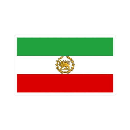 Naval Ensign of Iran 1979-1980 (Iran) STICKER Vinyl Kiss-Cut Decal 2 Inch White - The Sticker Space