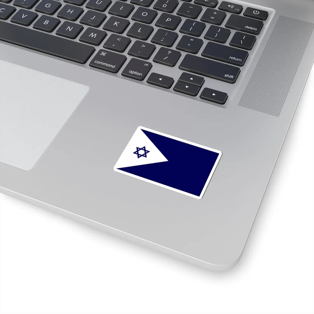 Naval Ensign of Israel (Israel) STICKER Vinyl Kiss-Cut Decal - The Sticker Space