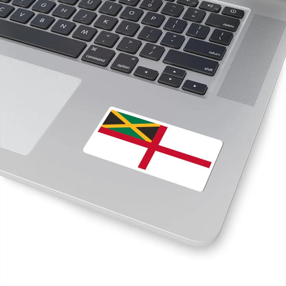 Naval Ensign of Jamaica (Jamaica) STICKER Vinyl Kiss-Cut Decal - The Sticker Space