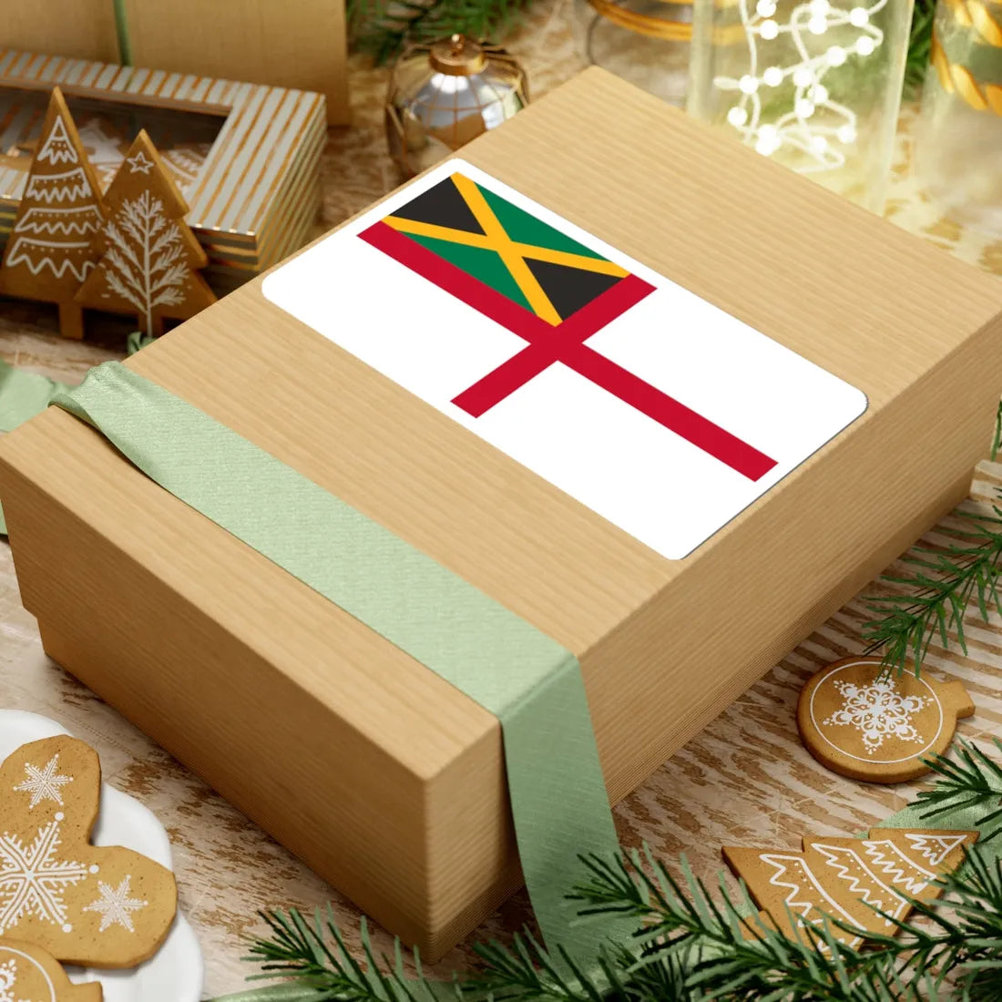 Naval Ensign of Jamaica (Jamaica) STICKER Vinyl Kiss-Cut Decal - The Sticker Space