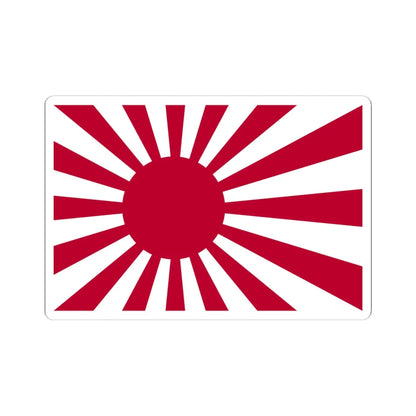 Naval Ensign of Japan (Japan) STICKER Vinyl Kiss-Cut Decal 6 Inch White - The Sticker Space