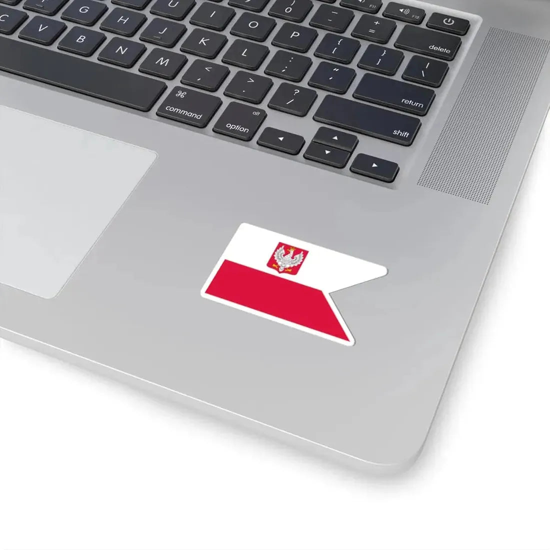 Naval Ensign of Poland 1919-1928 (Poland) STICKER Vinyl Kiss-Cut Decal - The Sticker Space