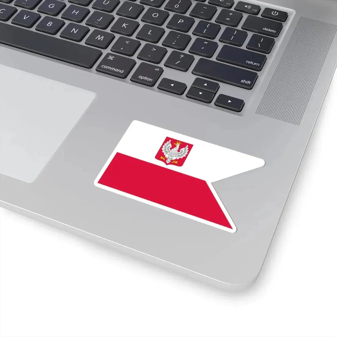 Naval Ensign of Poland 1919-1928 (Poland) STICKER Vinyl Kiss-Cut Decal - The Sticker Space