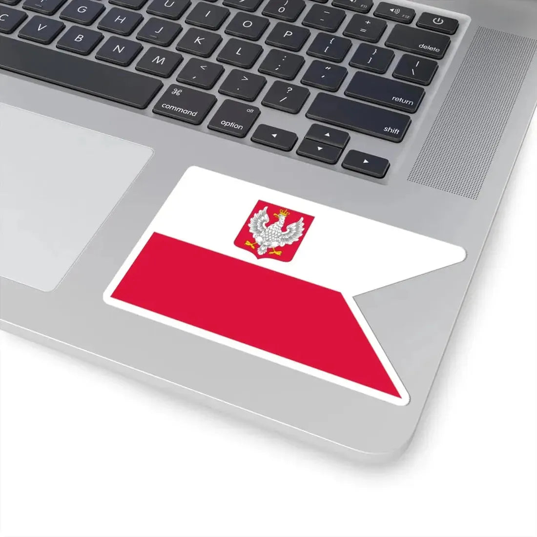 Naval Ensign of Poland 1919-1928 (Poland) STICKER Vinyl Kiss-Cut Decal - The Sticker Space