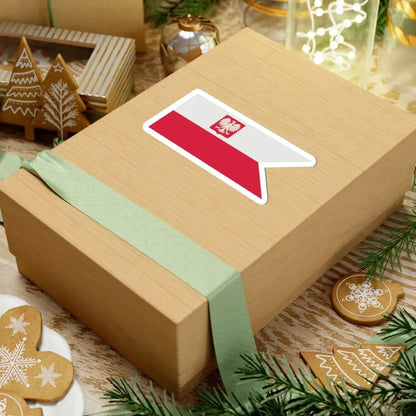 Naval Ensign of Poland 1980-1993 normative (Poland) STICKER Vinyl Kiss-Cut Decal - The Sticker Space