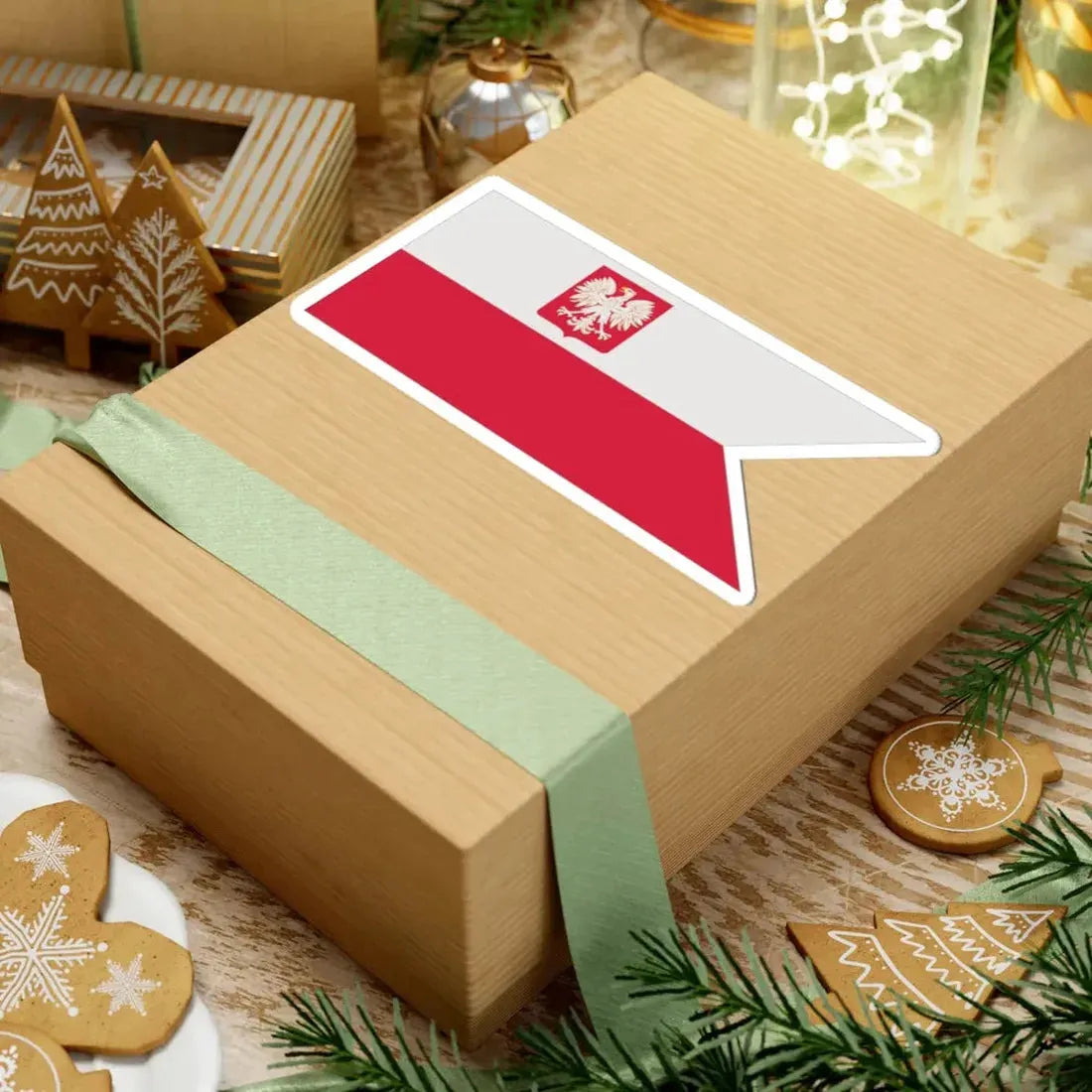 Naval Ensign of Poland 1980-1993 normative (Poland) STICKER Vinyl Kiss-Cut Decal - The Sticker Space