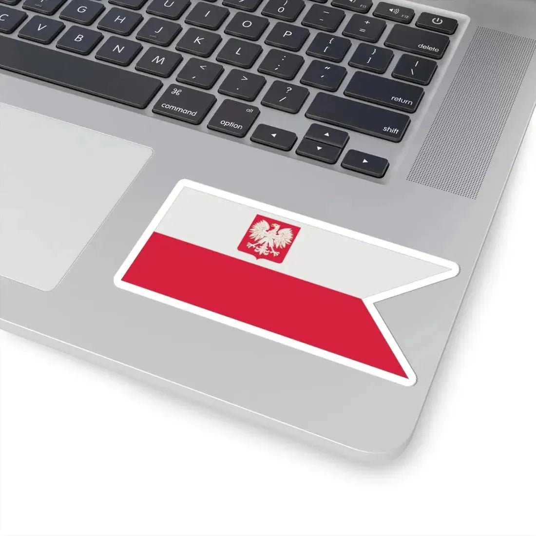 Naval Ensign of Poland 1980-1993 normative (Poland) STICKER Vinyl Kiss-Cut Decal - The Sticker Space