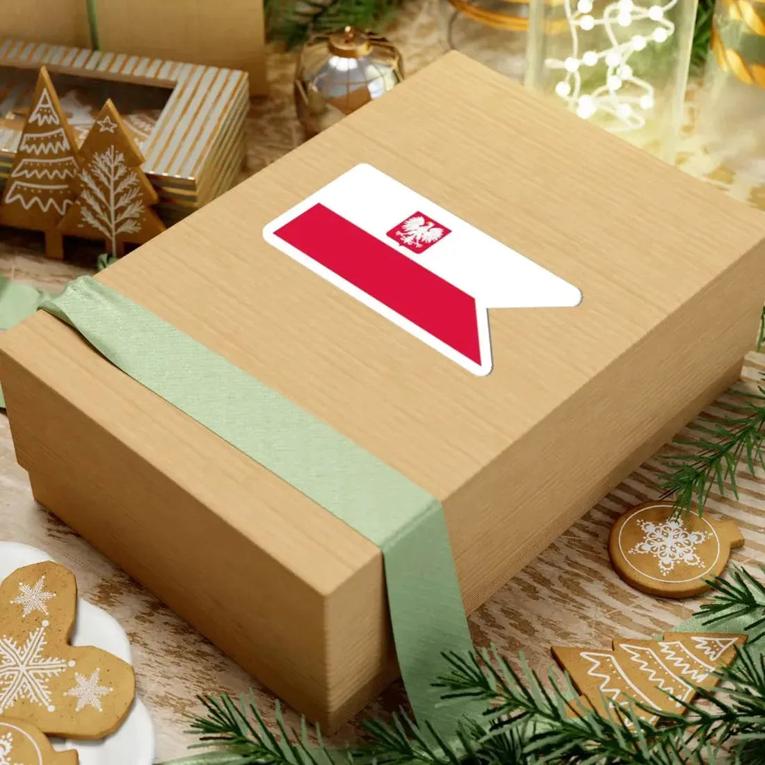 Naval Ensign of Poland 1980-1993 (Poland) STICKER Vinyl Kiss-Cut Decal - The Sticker Space