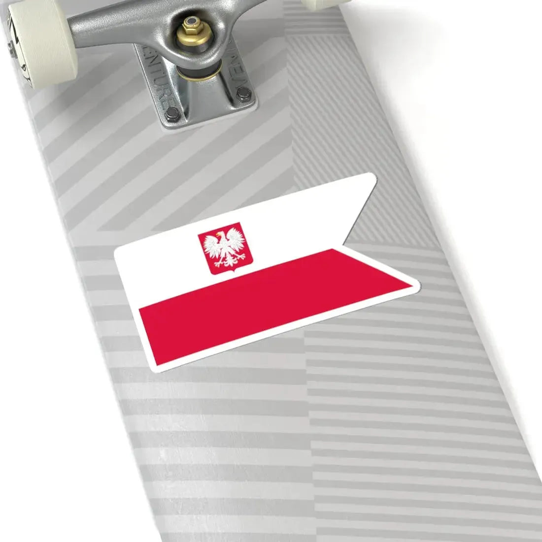 Naval Ensign of Poland 1980-1993 (Poland) STICKER Vinyl Kiss-Cut Decal - The Sticker Space