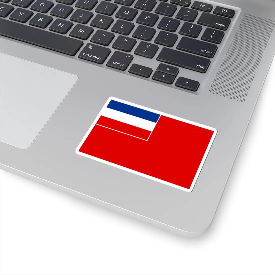 Naval ensign of Serbia and Montenegro (Croatia) STICKER Vinyl Kiss-Cut Decal - The Sticker Space