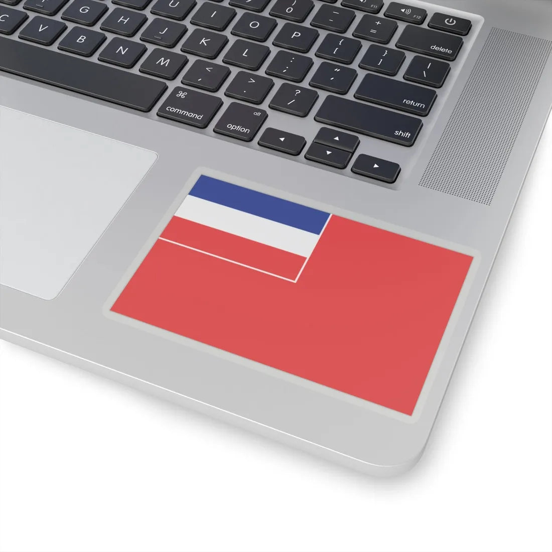 Naval ensign of Serbia and Montenegro (Croatia) STICKER Vinyl Kiss-Cut Decal - The Sticker Space