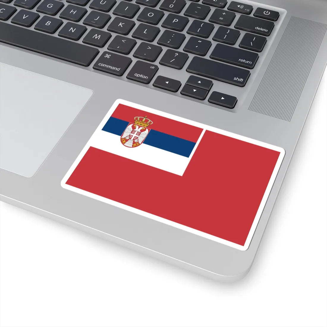 Naval Ensign of Serbia (Serbia) STICKER Vinyl Kiss-Cut Decal - The Sticker Space