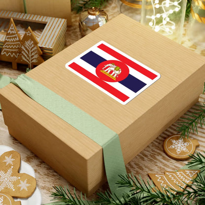 Naval ensign of Thailand pre-standardized colors (Thailand) STICKER Vinyl Kiss-Cut Decal - The Sticker Space