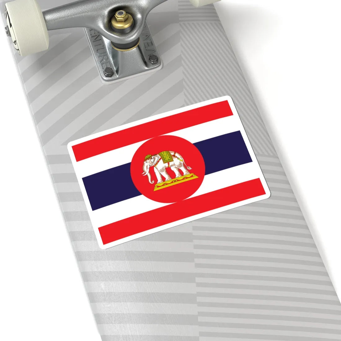 Naval ensign of Thailand pre-standardized colors (Thailand) STICKER Vinyl Kiss-Cut Decal - The Sticker Space
