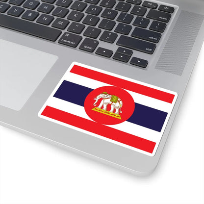 Naval ensign of Thailand pre-standardized colors (Thailand) STICKER Vinyl Kiss-Cut Decal - The Sticker Space