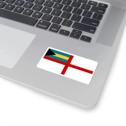 Naval Ensign of the Bahamas (Bahamas) STICKER Vinyl Kiss-Cut Decal - The Sticker Space