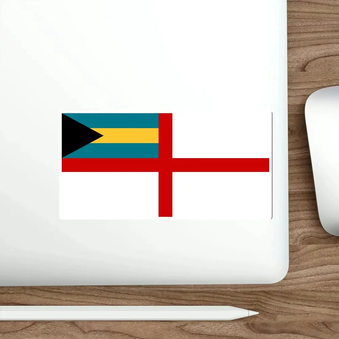Naval Ensign of the Bahamas STICKER Vinyl Die-Cut Decal - The Sticker Space