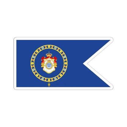 Naval Ensign of the Crown Prince (Egypt) STICKER Vinyl Kiss-Cut Decal 4 Inch White - The Sticker Space