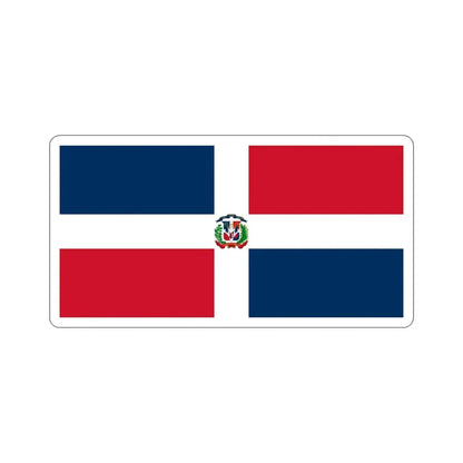 Naval Ensign of the Dominican Republic STICKER Vinyl Die-Cut Decal 3 Inch - The Sticker Space