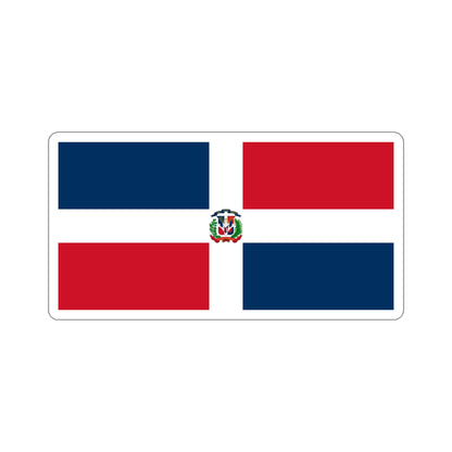 Naval Ensign of the Dominican Republic STICKER Vinyl Die-Cut Decal-4 Inch-The Sticker Space