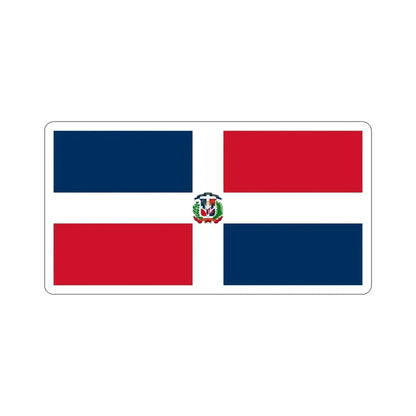 Naval Ensign of the Dominican Republic STICKER Vinyl Die-Cut Decal 4 Inch - The Sticker Space