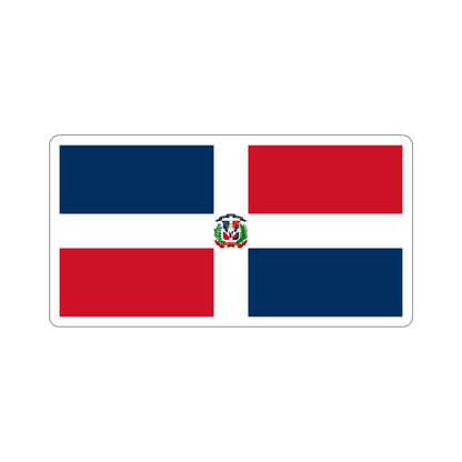 Naval Ensign of the Dominican Republic STICKER Vinyl Die-Cut Decal-5 Inch-The Sticker Space