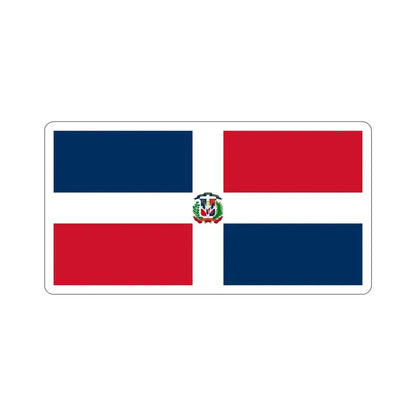 Naval Ensign of the Dominican Republic STICKER Vinyl Die-Cut Decal 6 Inch - The Sticker Space