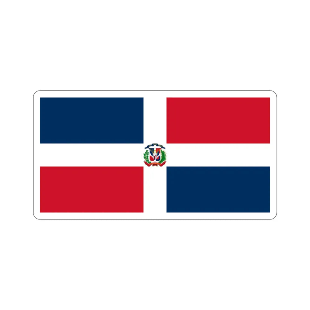 Naval Ensign of the Dominican Republic STICKER Vinyl Die-Cut Decal - The Sticker Space