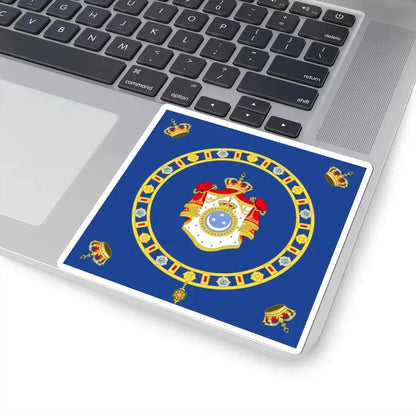 Naval Ensign of the King of Egypt (Egypt) STICKER Vinyl Kiss-Cut Decal - The Sticker Space