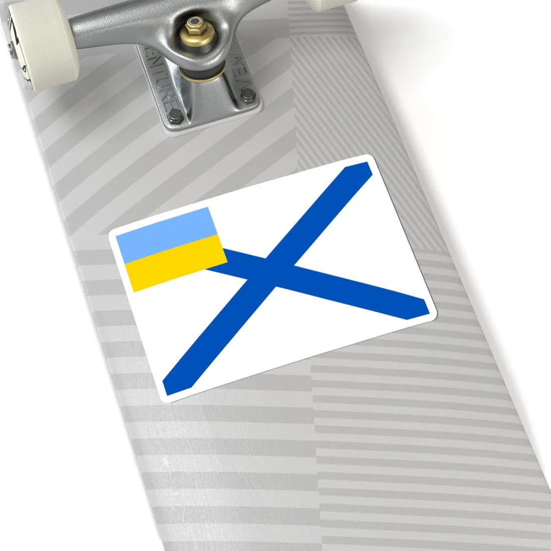 Naval Ensign of Ukraine 1918 dress (Ukraine) STICKER Vinyl Kiss-Cut Decal - The Sticker Space