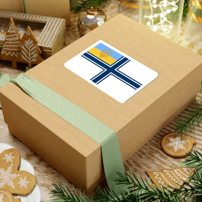 Naval ensign of Ukraine 1993 (Ukraine) STICKER Vinyl Kiss-Cut Decal - The Sticker Space