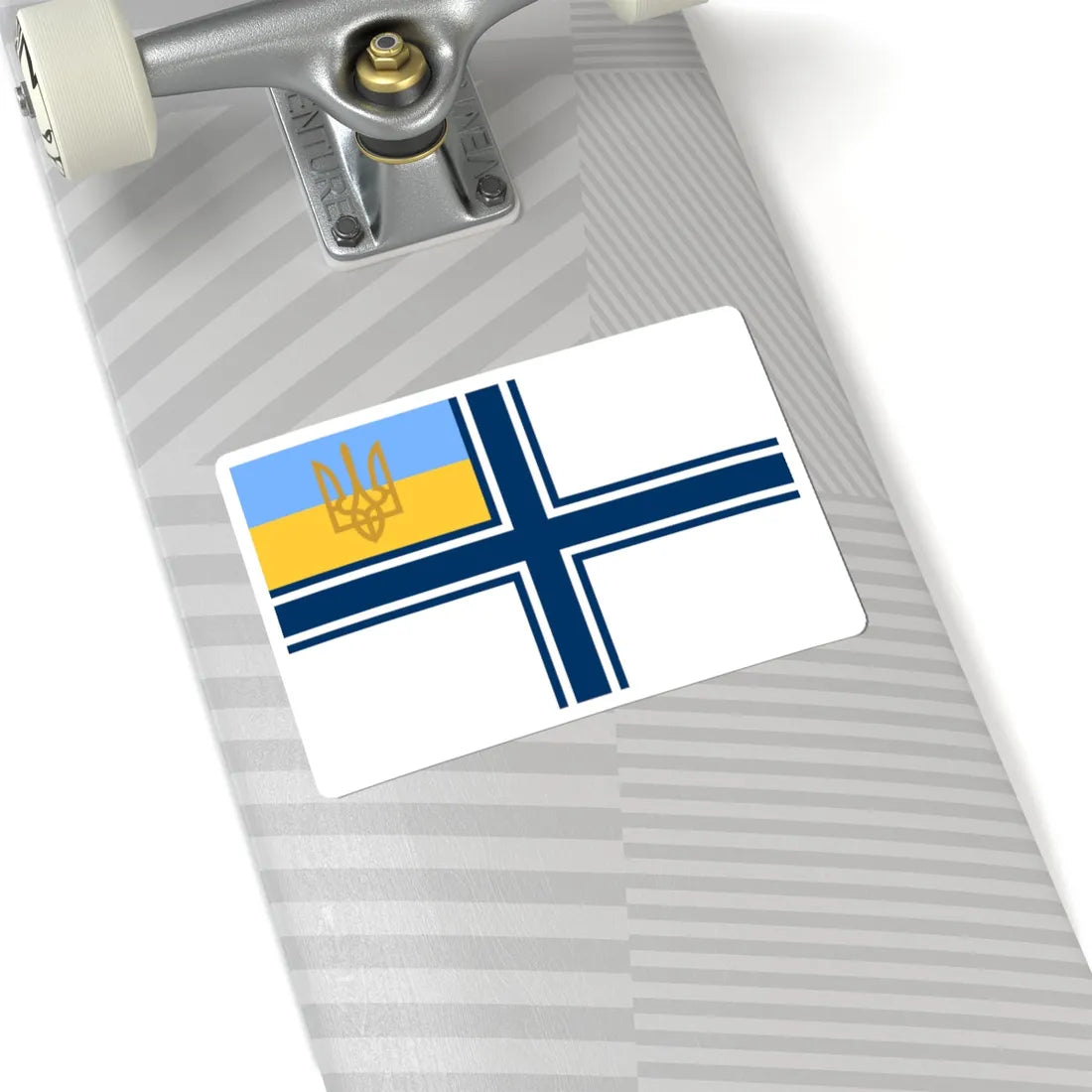 Naval ensign of Ukraine 1993 (Ukraine) STICKER Vinyl Kiss-Cut Decal - The Sticker Space