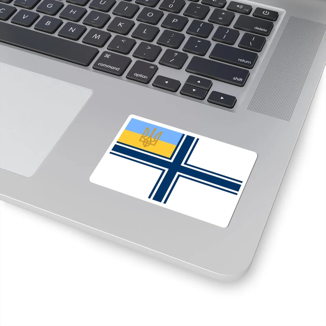 Naval ensign of Ukraine 1993 (Ukraine) STICKER Vinyl Kiss-Cut Decal - The Sticker Space