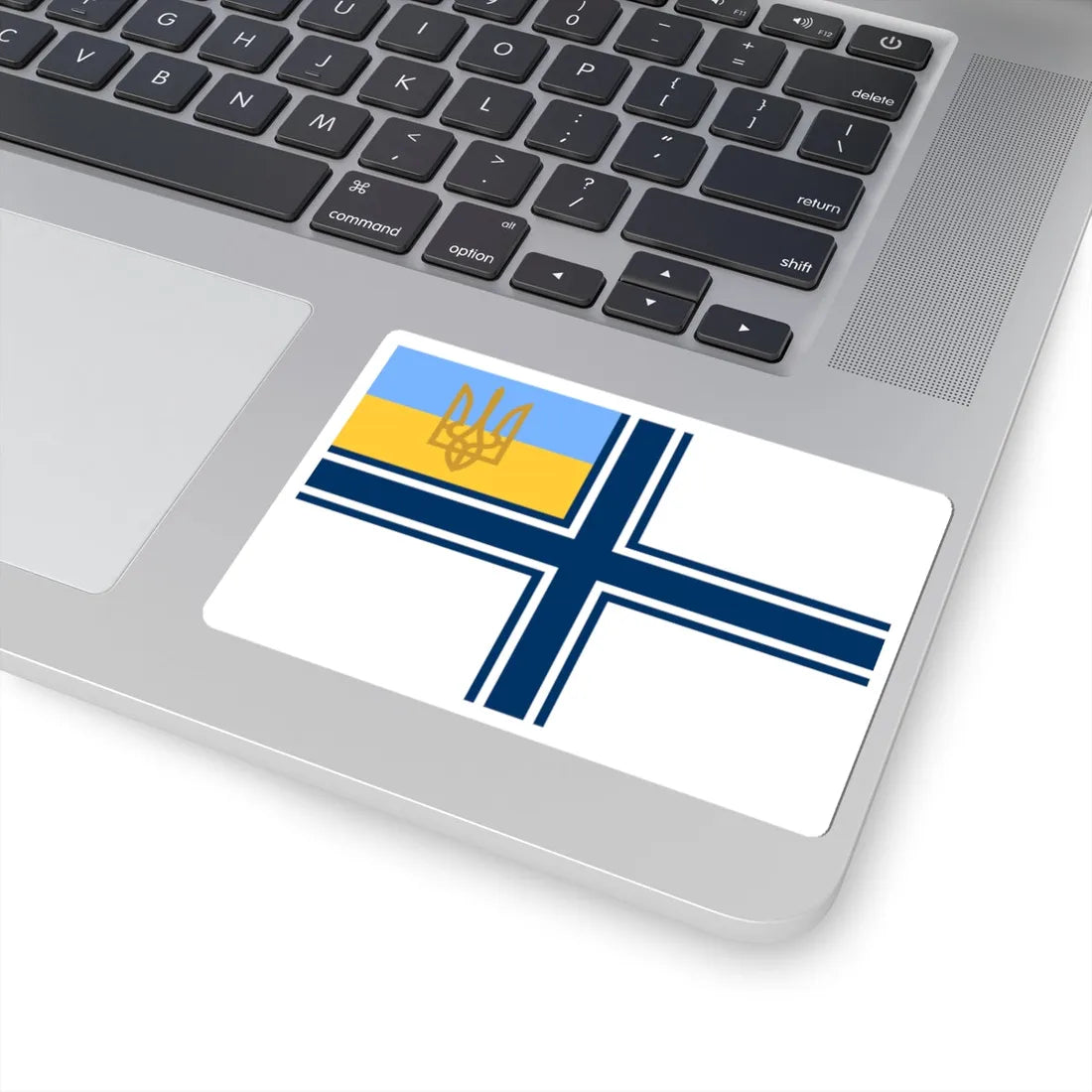 Naval ensign of Ukraine 1993 (Ukraine) STICKER Vinyl Kiss-Cut Decal - The Sticker Space