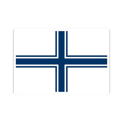 Naval ensign of Ukraine 1994-1997 (Ukraine) STICKER Vinyl Kiss-Cut Decal 2 Inch White - The Sticker Space