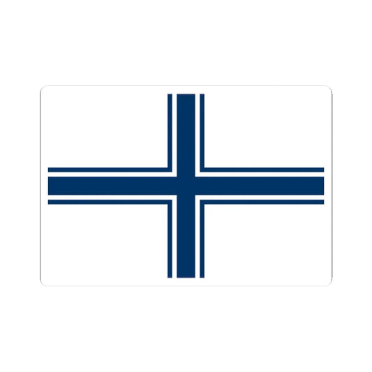Naval ensign of Ukraine 1994-1997 (Ukraine) STICKER Vinyl Kiss-Cut Decal 2 Inch White - The Sticker Space