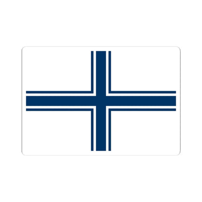 Naval ensign of Ukraine 1994-1997 (Ukraine) STICKER Vinyl Kiss-Cut Decal 4 Inch White - The Sticker Space