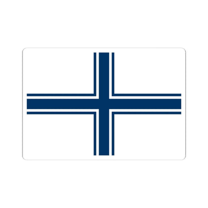 Naval ensign of Ukraine 1994-1997 (Ukraine) STICKER Vinyl Kiss-Cut Decal 6 Inch White - The Sticker Space