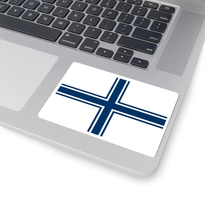 Naval ensign of Ukraine 1994-1997 (Ukraine) STICKER Vinyl Kiss-Cut Decal - The Sticker Space