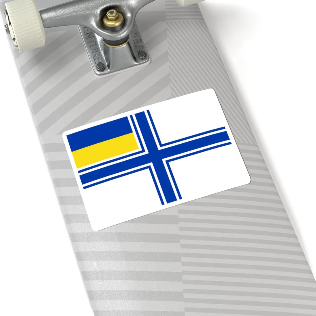 Naval Ensign of Ukraine 1997 dress (Ukraine) STICKER Vinyl Kiss-Cut Decal - The Sticker Space