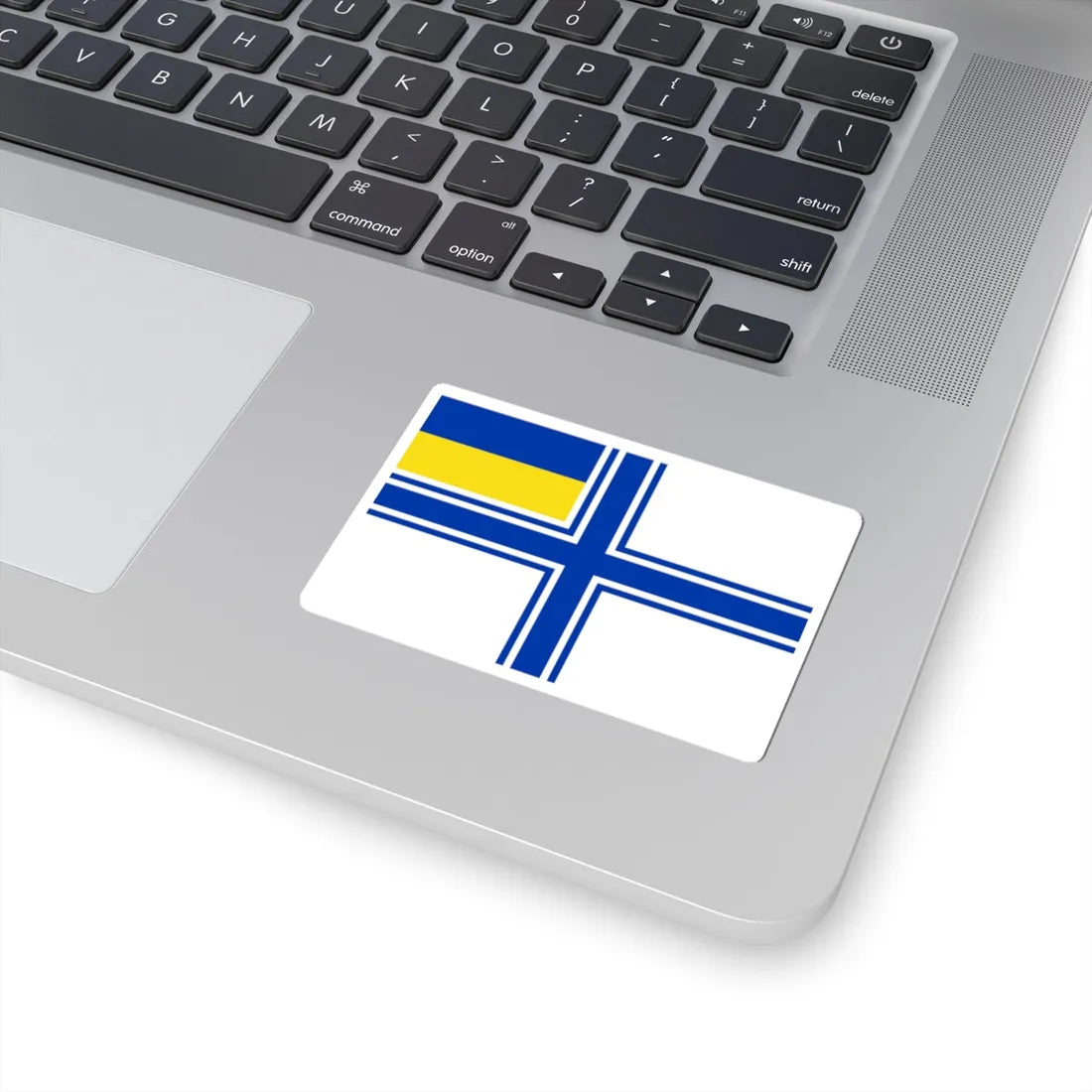 Naval Ensign of Ukraine 1997 dress (Ukraine) STICKER Vinyl Kiss-Cut Decal - The Sticker Space