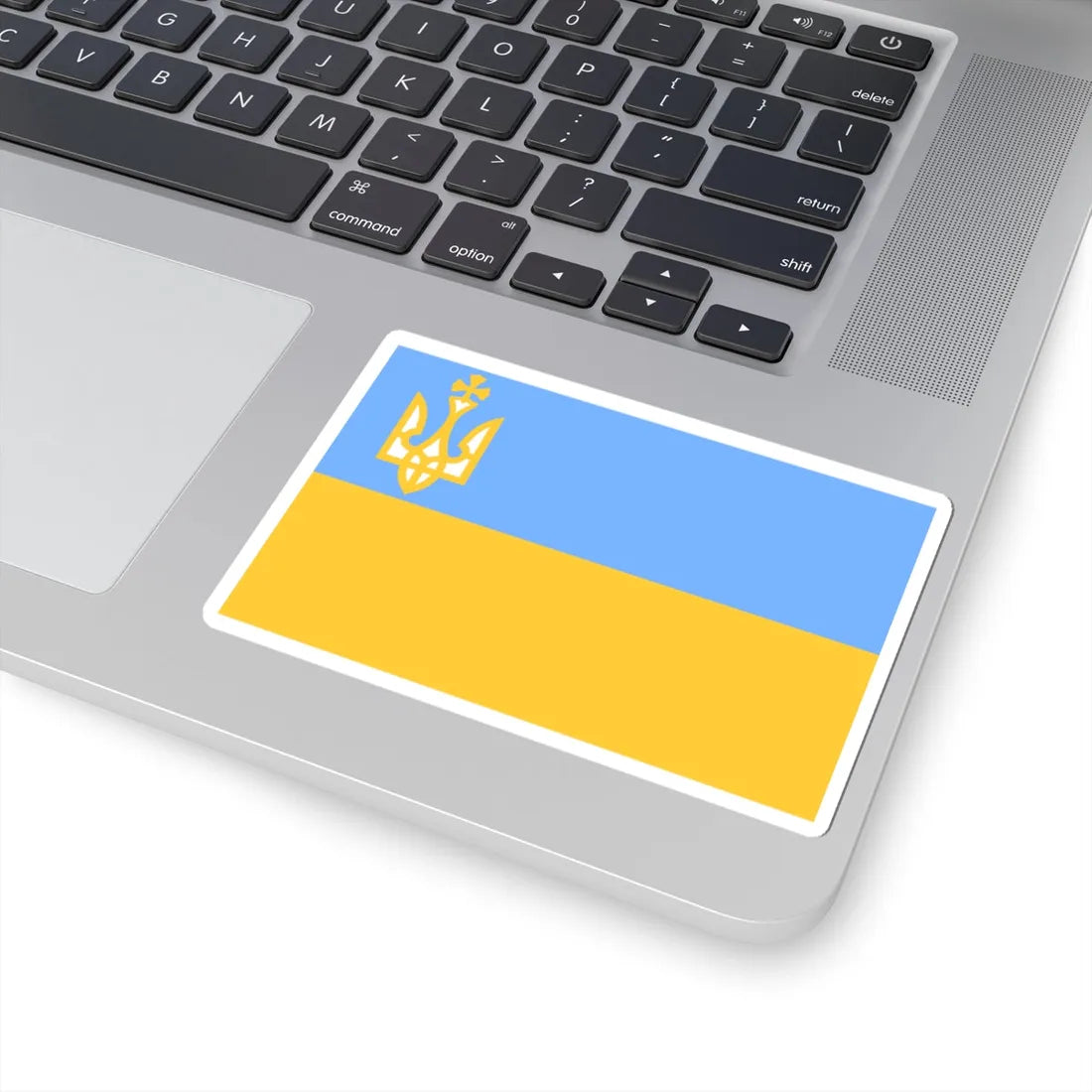 Naval Ensign of Ukraine JanuaryJuly 1918 (Ukraine) STICKER Vinyl Kiss-Cut Decal - The Sticker Space