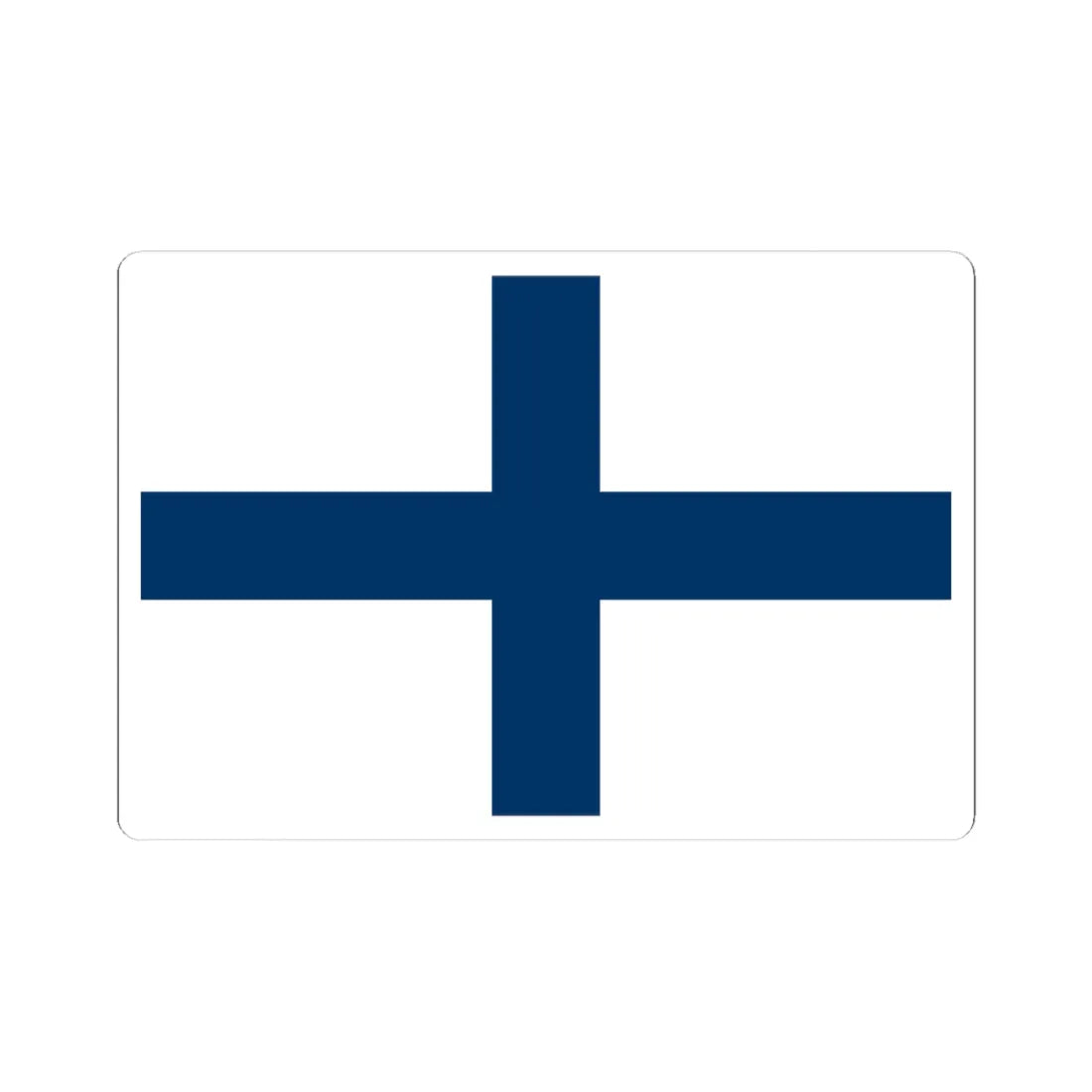 Naval Ensign of Ukrainian Cossacks 1787 (Ukraine) STICKER Vinyl Kiss-Cut Decal 4 Inch White - The Sticker Space