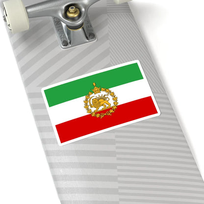 Naval flag of Iran 1933-1980 (Iran) STICKER Vinyl Kiss-Cut Decal - The Sticker Space