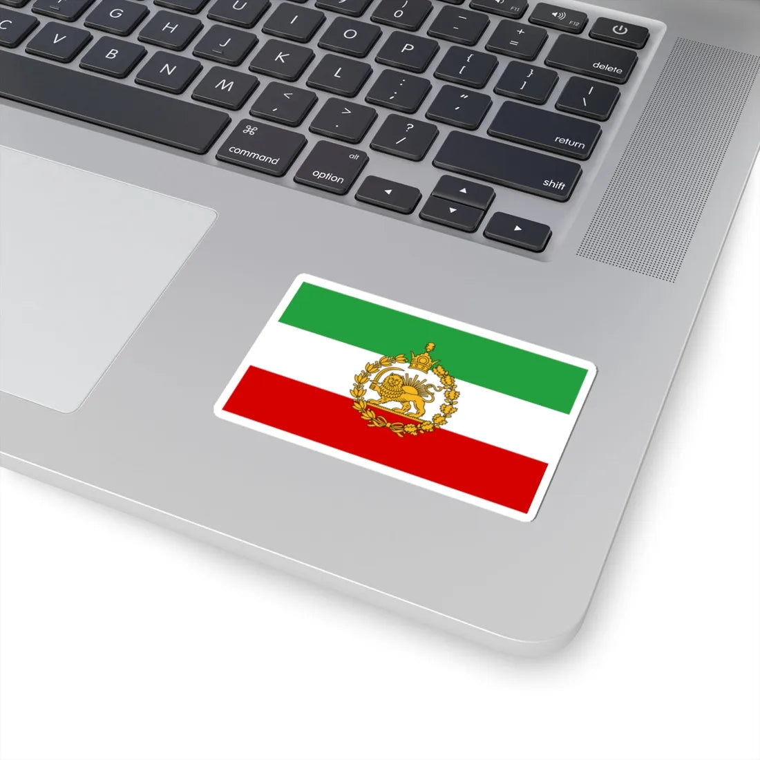 Naval flag of Iran 1933-1980 (Iran) STICKER Vinyl Kiss-Cut Decal - The Sticker Space